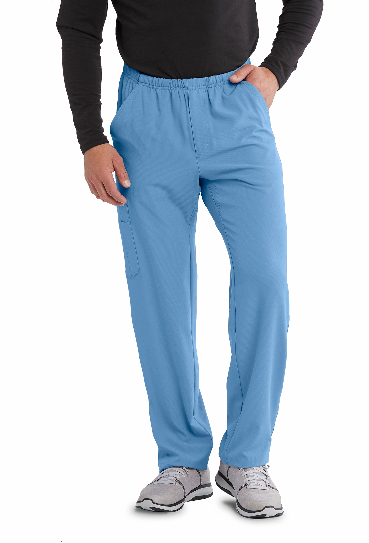 Clearance Scrub Sets: (3XL Tall) Beige Unisex Scrubs With 6 Pockets And 1  Pencil Slot