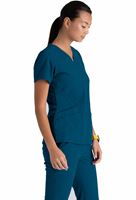Barco One Women's Solid V-Neck Scrub Top-5106