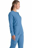 Grey's Anatomy Spandex Stretch Women's 4 Pocket Scrub Top-GRST011