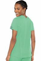 Med Couture Peaches Women's Double V Neck Top-MC8434